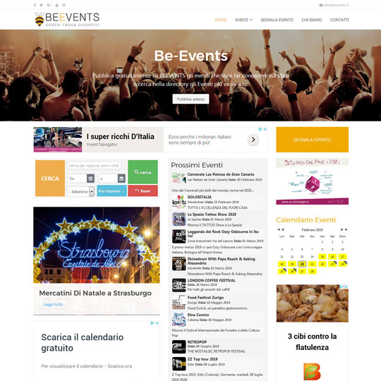 Beevents | Eventi, Concerti, Sagre in Italia